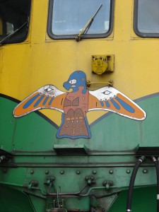 Logo auf einer Lok