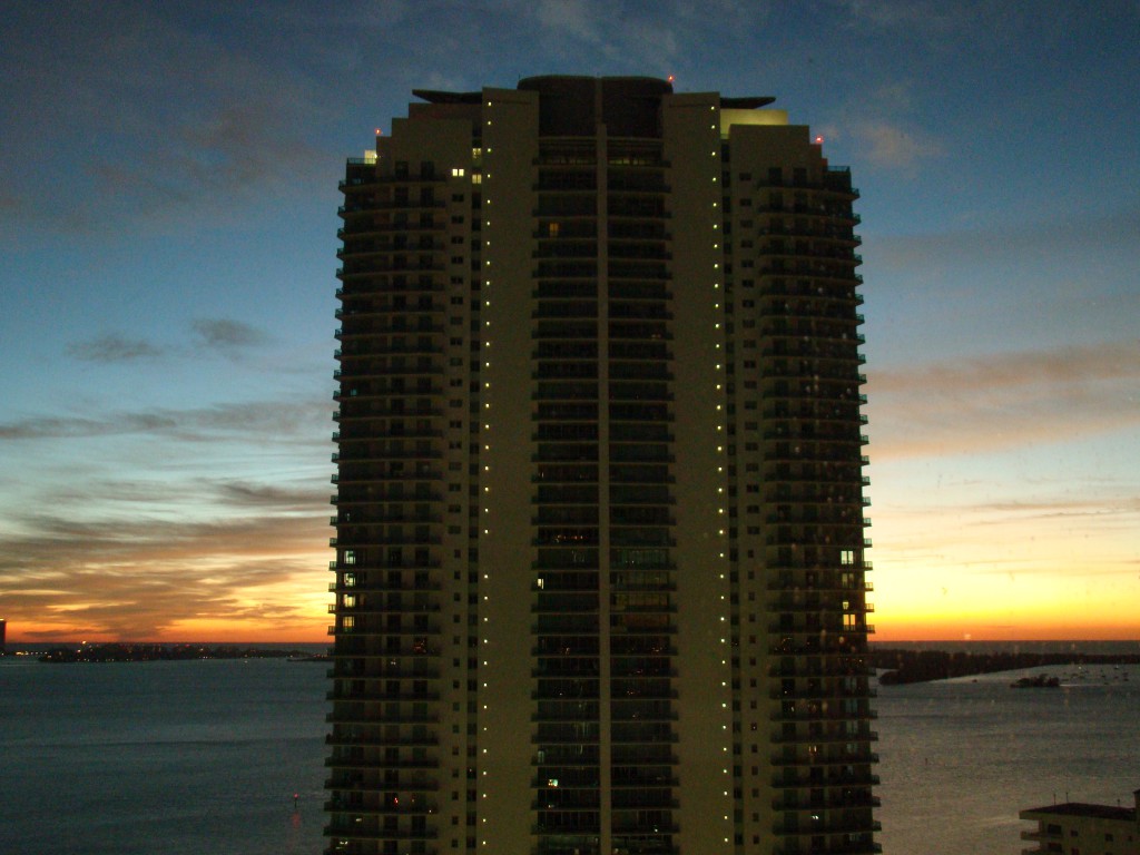 Sonnenuntergang über Miami