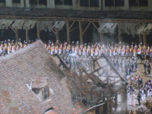 Panometer Leipzig, Völkerschlacht 1813, kleiner Ausschnitt
