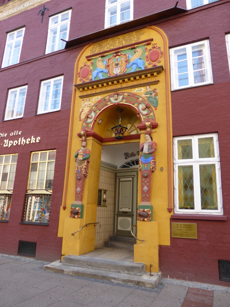 Alte Rathsapotheke in der Bäckerstraße in Lüneburg