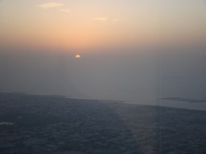 Sonnenuntergang vom Burj Khalifa