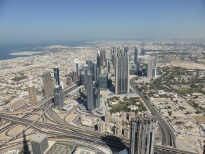 Blick vom Burj Khalifa