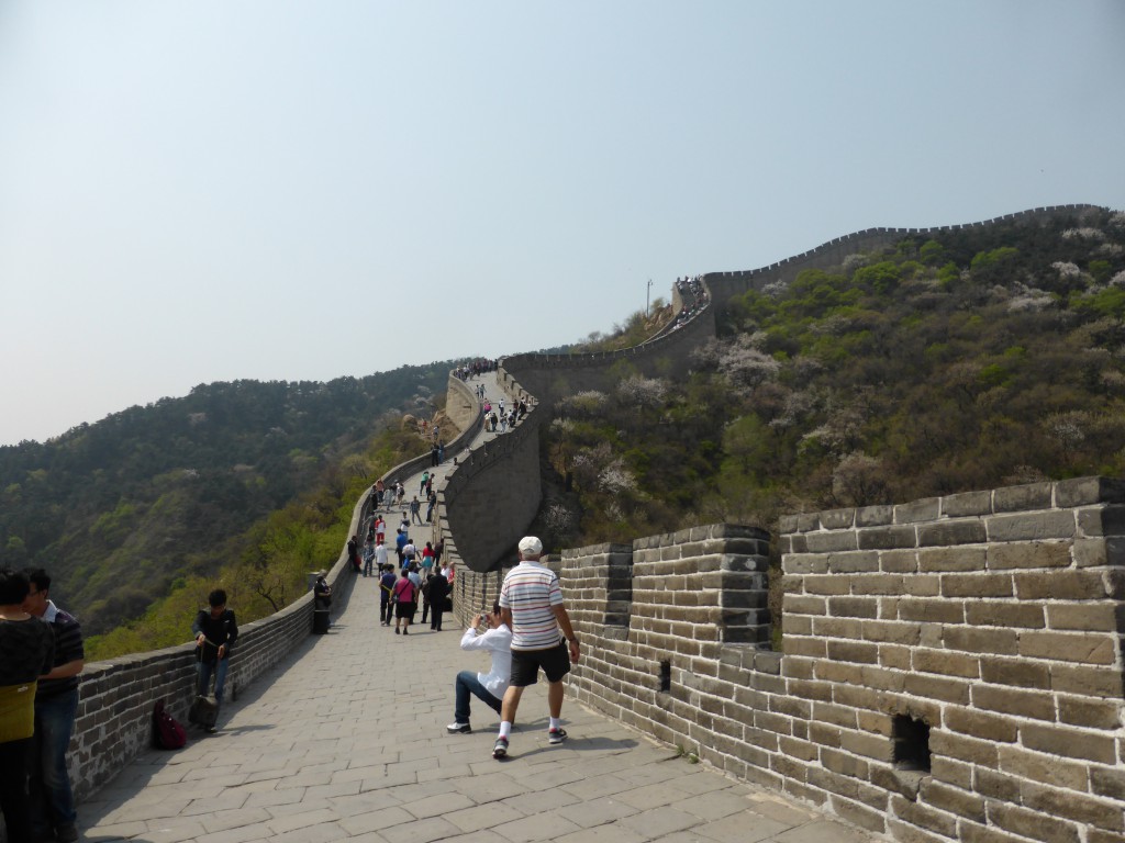 der Chinesischen Mauer entlang