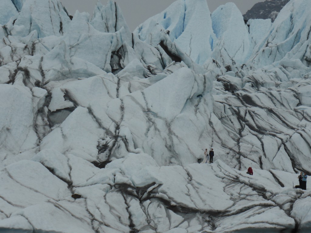 Hochzeitsfotos auf dem Matanuska Gletscher