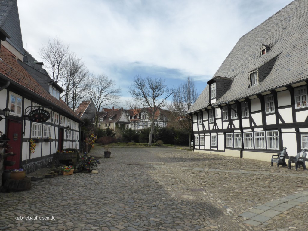 ein Hinterhof in Goslar