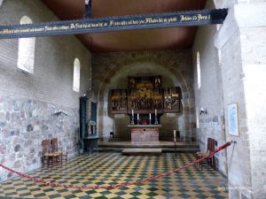 im Innern der Alten Kirche auf Pellworm