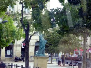 die Freiheitsstatue in Bordeaux