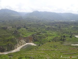 Peru, Blick über Colca Canyon