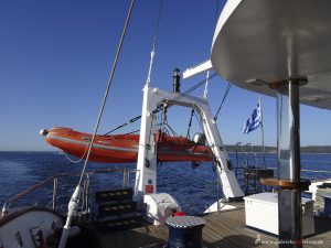 griechische Flagge der MS Panorama
