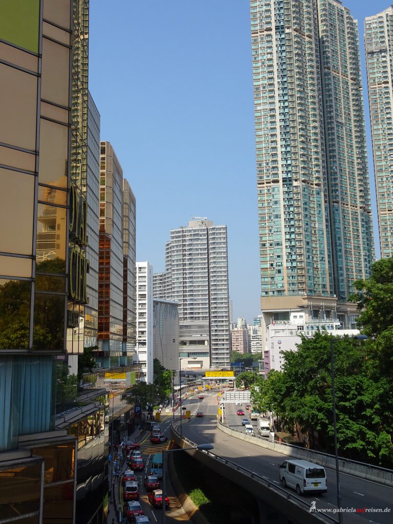 Straße in Kowloon
