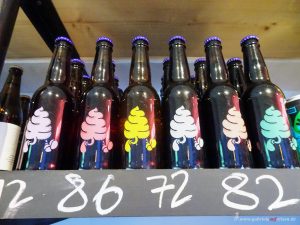 witziges Bier in Hongkong