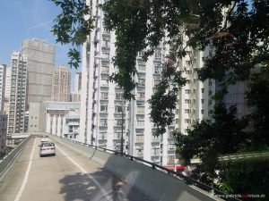 durch die Straßen von Hongkong