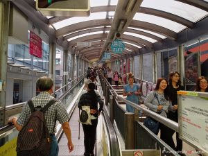 Rolltreppe in Hongkong