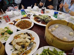 traditionelles Essen in Hongkong