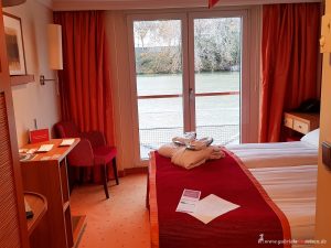 Kabine mit franzoesischem Balkon auf Arosa Viva