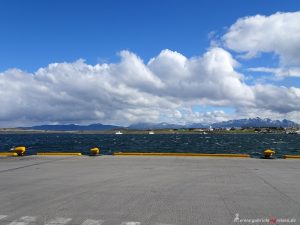 blauer Himmel in Ushuaia