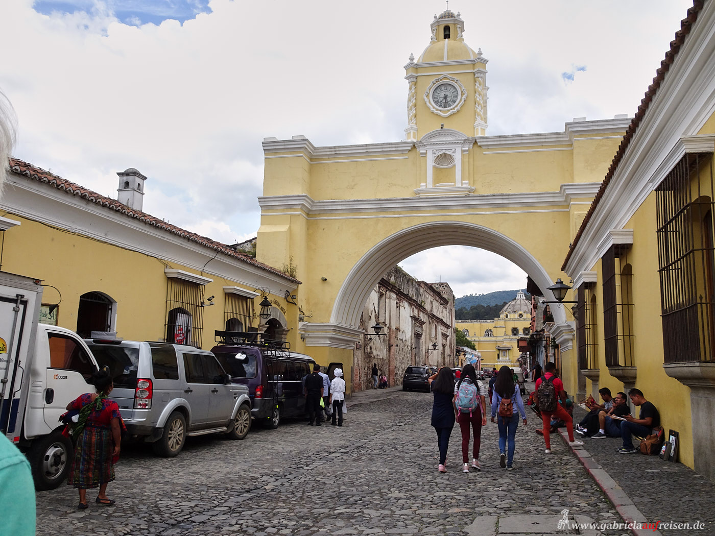 Eingang von La Antigua, Guatemala