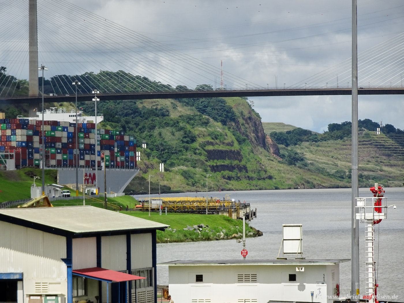 Brücke über den Panama Kanal