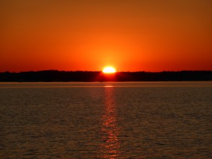 Sonnenuntergang, sunset in West Yarmouth