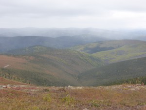 View from the Top of the World Highway