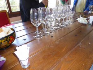 wine tasting at Lambouri