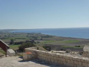 view from Kourion to the sea