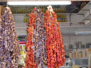 Cyprian specialty, almonds with very thick fruit sirup