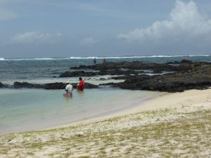 Beach at the Long Beach Hotel in Mauritius