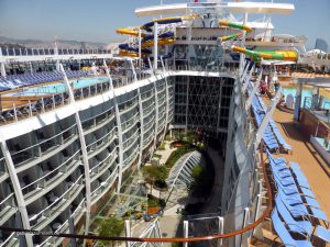 view over the Central Park of the Harmony of the Seas