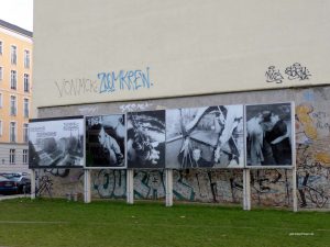 at the former Berlin Wall