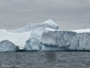 Antarctica, Spert Island, icebergs