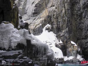 Antarctica, Spert Island, cave