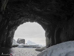 Antarctica, Spert Island, huge cave