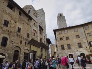 ice cream parlor in San Gimignano