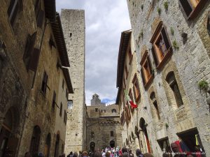 Tuscany, houses in San Gimignano