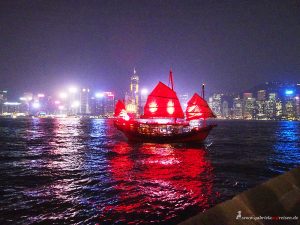 old boat in Hong Kong