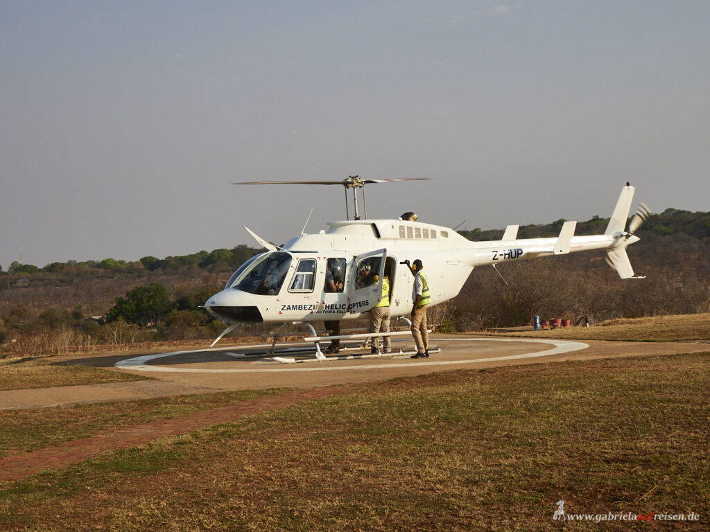 Simbabwe-Helicopter