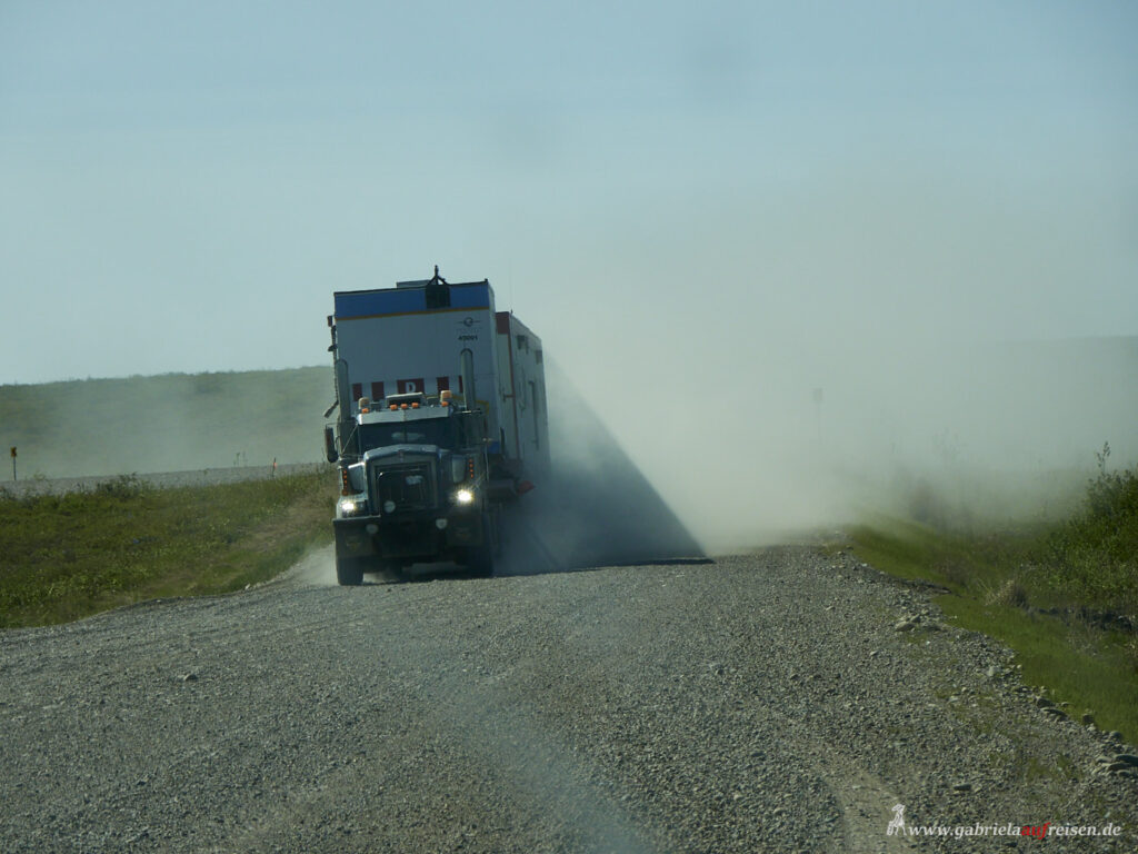 Lastwagen-Dempster-Highway